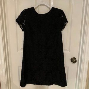 CeCe Size 6 Black Lace Dress
